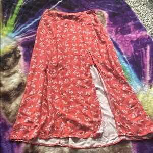 Floral Coral 🪸 Skirt 🪸A&F